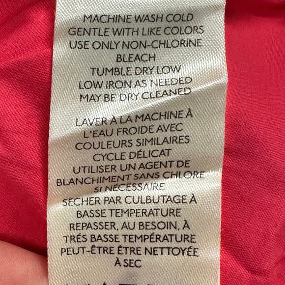 Daily Practice Anthropologie Tenniscore Pink Relaxed Tiered Mini Babydoll Dress - Picture 11 of 12